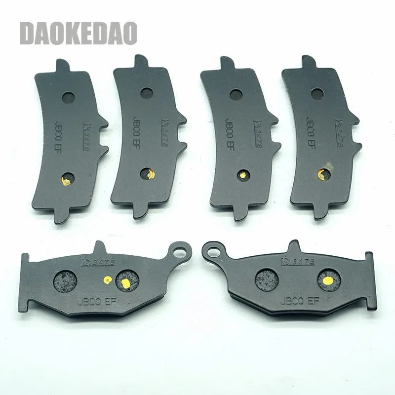 For Suzuki GSX1300R Hayabusa 1300 2013-2019 2022 2023 2024 GSX 1300 R GSX1300 1300R Motorcycle Front Rear Brake Pads Set Kit