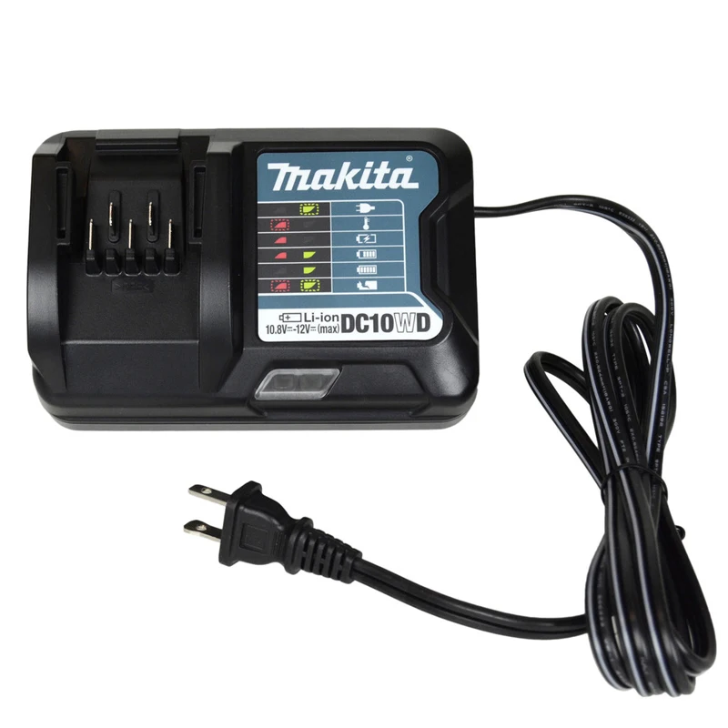 Makita DC10WD 10.8V/12V MAX CXT Slide Lithium-ion Battery Charger Fast Charging Convenience Charging Tool