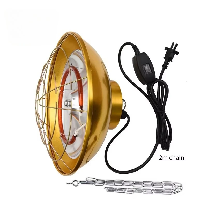 New Type of Poultry Farm Livestock Halogen Heating Equipment Pig and Chicken Heating Lamp