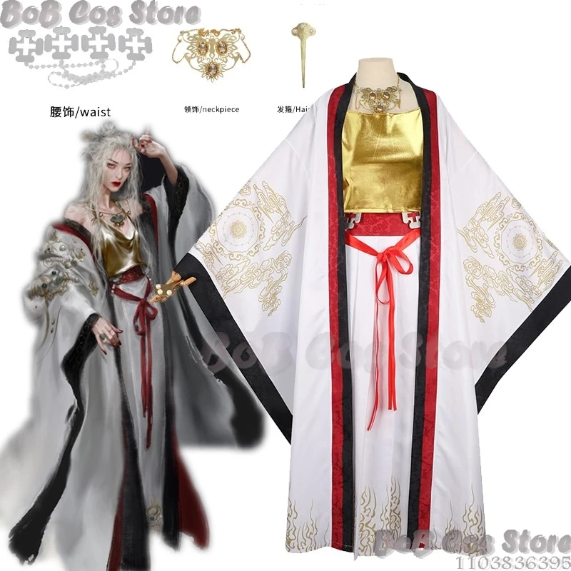 Rakshasi Cosplay Game Black Myth: Wukong Costume Women Fancy Outfit Halloween Party Dress Yaoguai Boss Chinese Fairytale Outfit