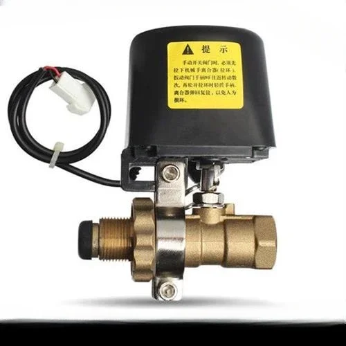 Electric valve controller natural gas automatic gas interruption