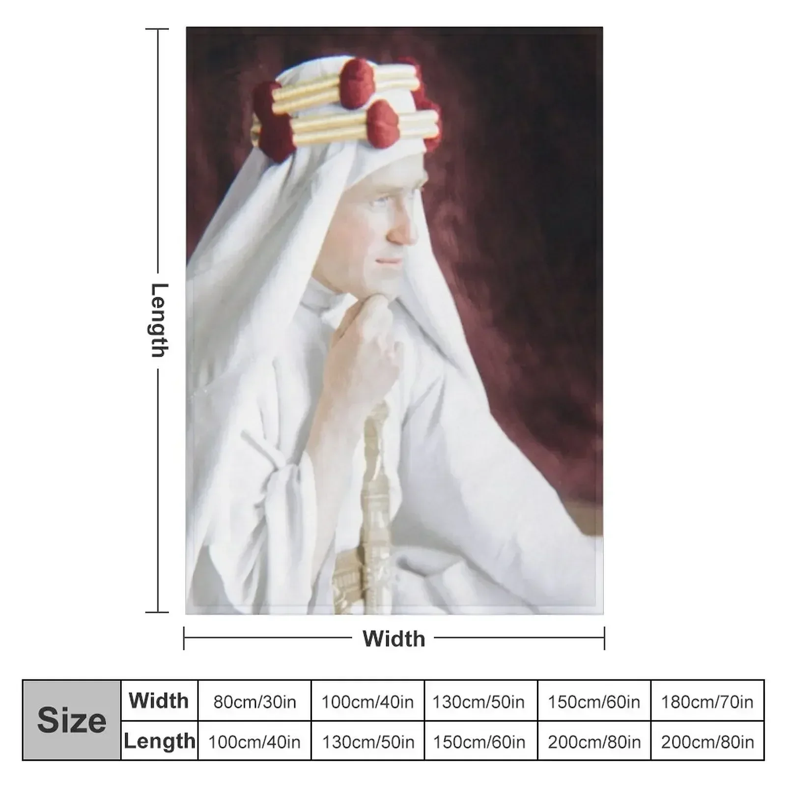 New T.E. Lawrence of Arabia Throw Blanket Blankets For Sofas christmas gifts Winter beds Blankets