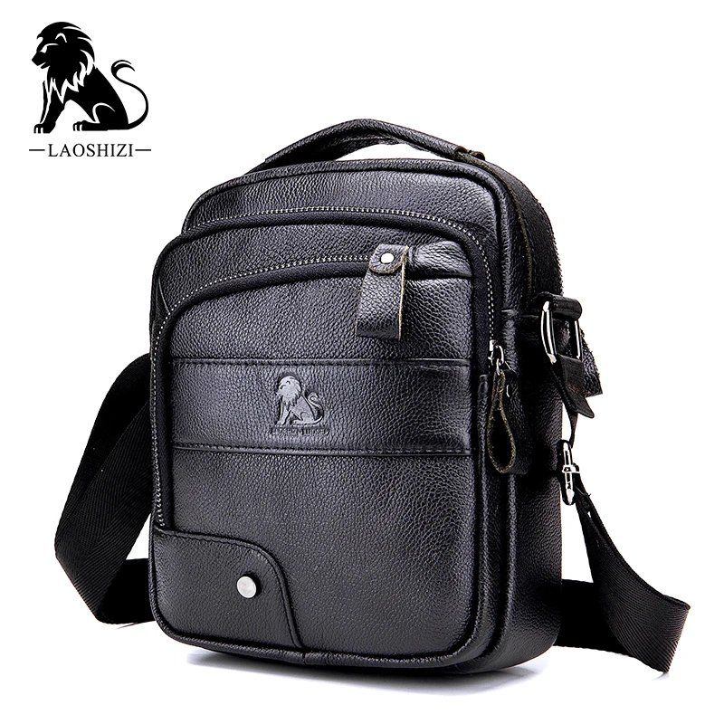 Luxury Brand Genuine leather Men Messenger Bags quality Guarantee Business Casual Handbag Male Shoulder Bag Large Capacity