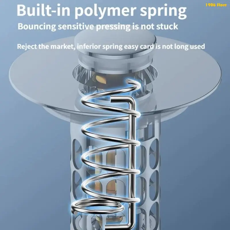 

U1JB Bounce Cores Пробка для раковины Сливная корзина для раковины Пробки для раковины для ванной комнаты и кухни