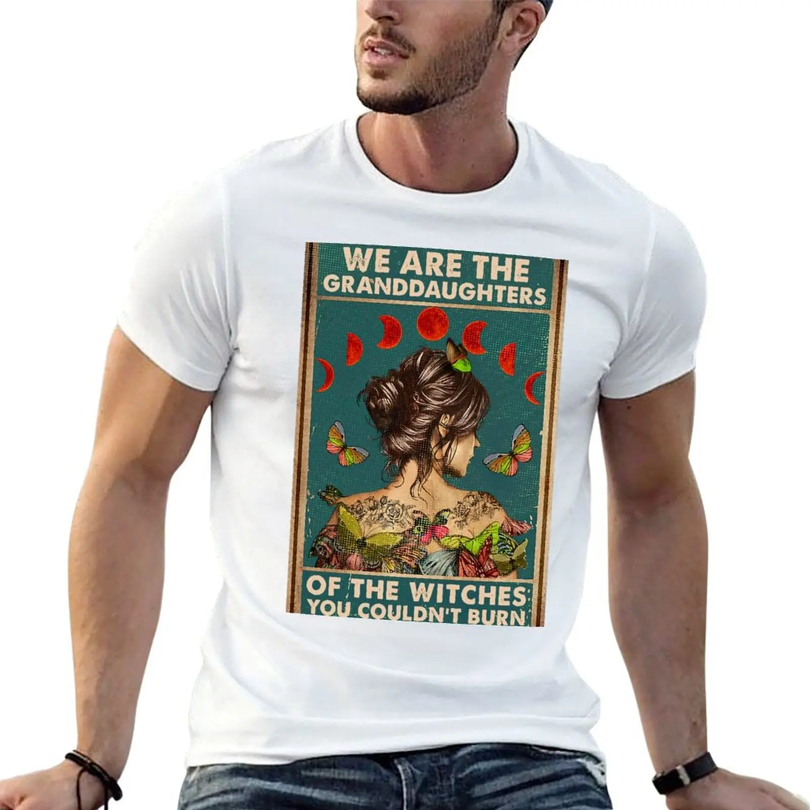 We Are The Granddaughter Of The Witches You Couldn't Burn Poster, Witch Poster, Witch Home Decor, Witch Wall Art, Art, P T-Shirt