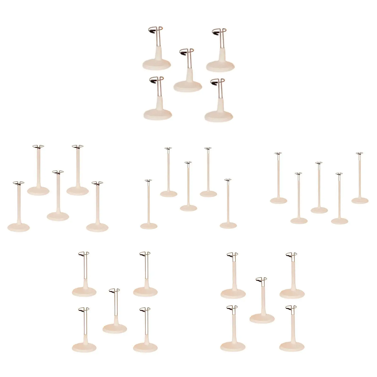 

Набор из 5 держателей для кукол для фигурок и предметов коллекционирования