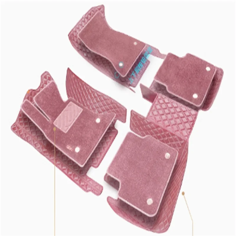 Custom Car Floor Mats For BMW 8er Convertible G14 Coupe G15 GranCoupe G16 Double Layer Accessories Coche Floor Liners Blanket