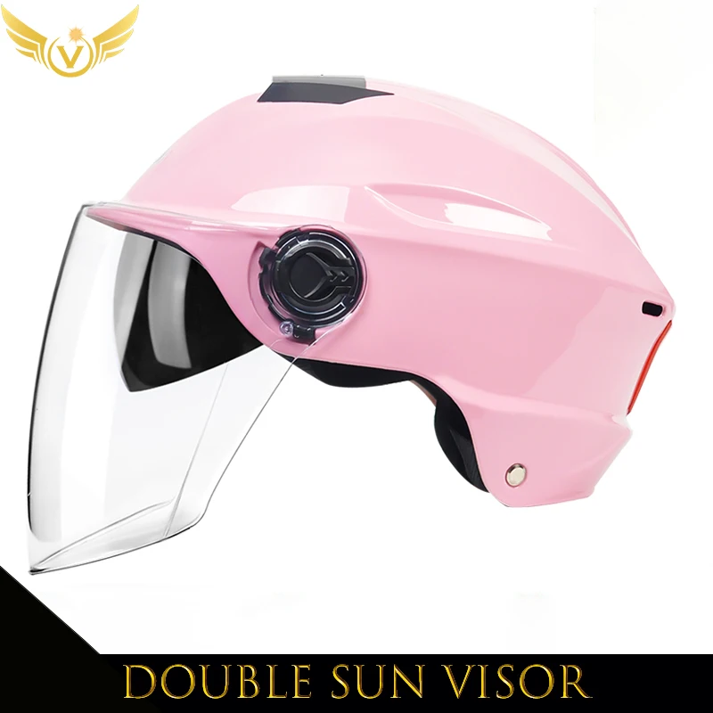 

Electric Scooter Helmet Summer V Chopper Motorcycle Helmets Safety Waterfall Soman Urban Articles Woman Men Moto Equipment