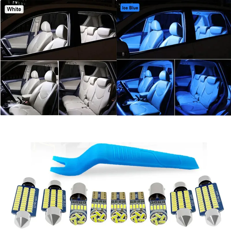 

Car Interior LED Light Parts Accessories Indoor Lamp Canbus For FIAT Croma Punto Stilo Multipla Sedici Fiorino Freemont QUBO