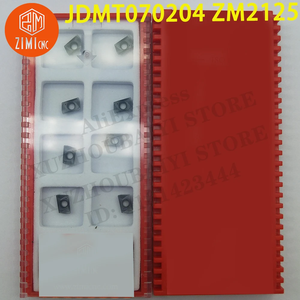 JDMT070204 ZM2125 جدمت 070204 إدراج طحن كربيد تحول أداة CNC القاطع ميكانيكي مخرطة معدنية قطع الشفرة إدراج كربيد