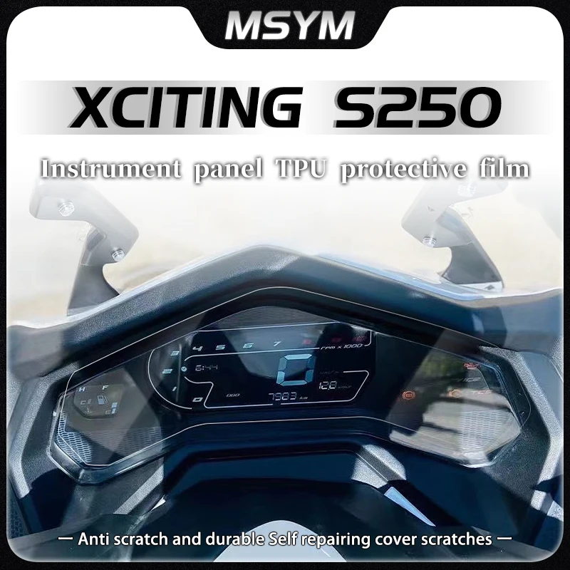 

Motorcycle speedometer Scratch Protection Film Dashboard Screen Instrument Stickers Accessories For KYMCO DTX360 Xciting S250