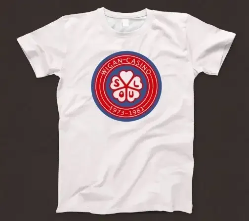 Wigan Casino T Shirt 918 Retro White