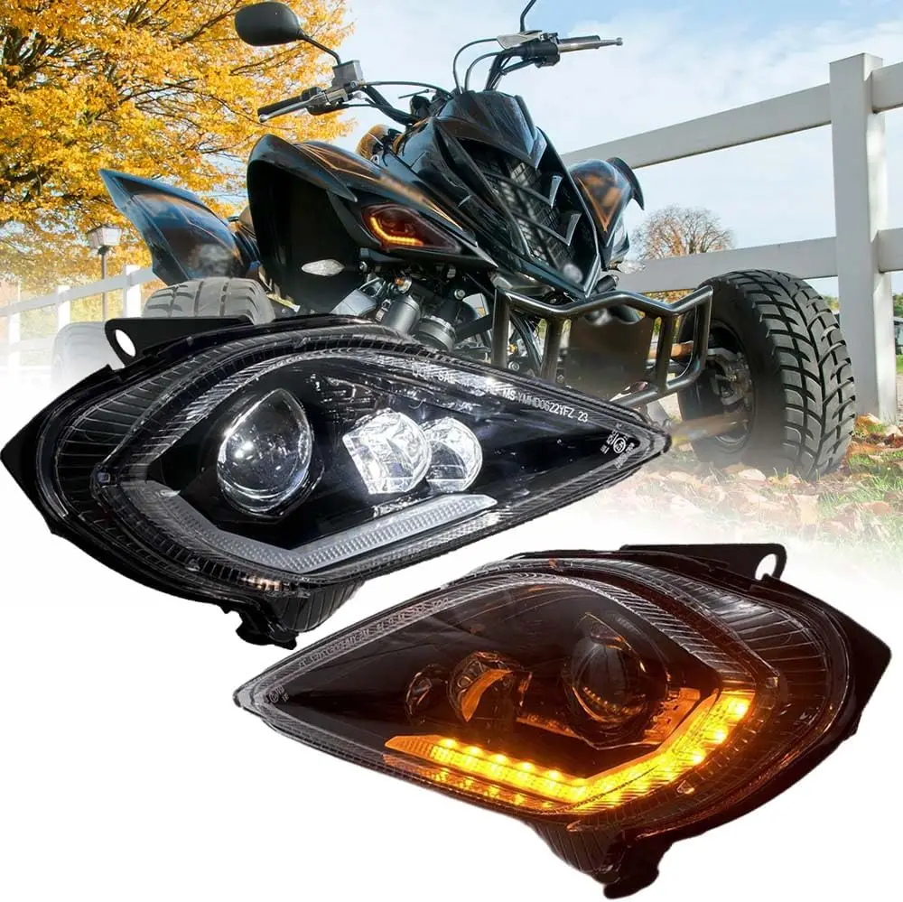 LED Headlight Switch for Yamaha Raptor 700 700R YFZ450 YFZ450R YFZ450X Wolverine 450 2006-2024 DRL Turn Signal light