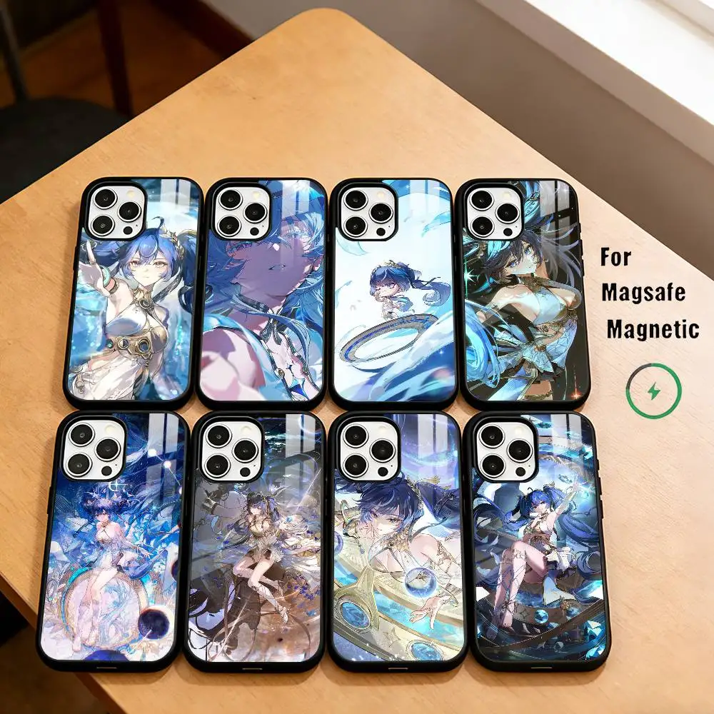 W-Wuthering Waves Cool L-Luno  Phone Case For iPhone17,16,15,14,13,12,11 Plus,Pro Compatible with magnetic wireless charging