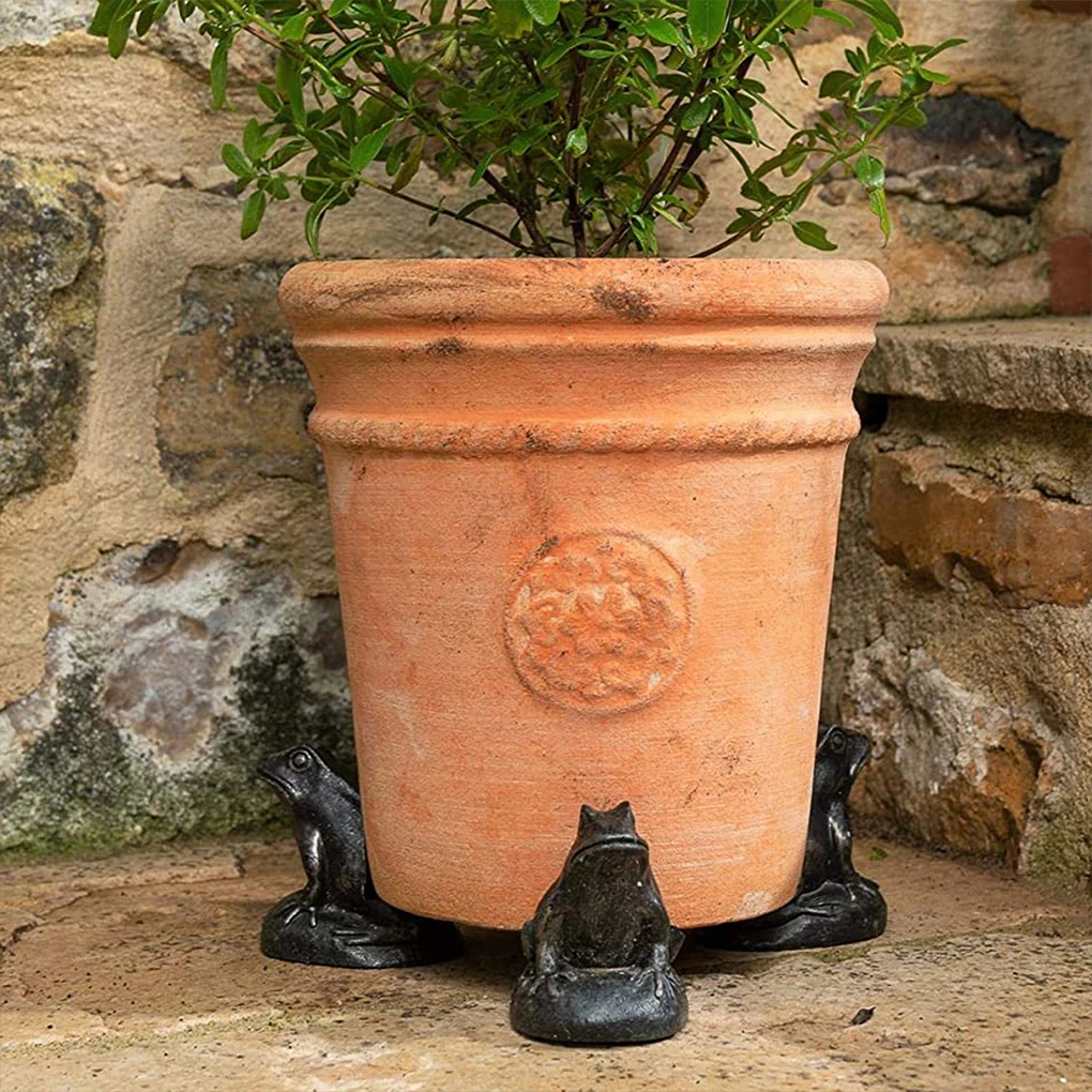 Stylish And Durable Plant Support With Built-in Drainage System For Small Spaces Indoor And Outdoor Use Pot Planter