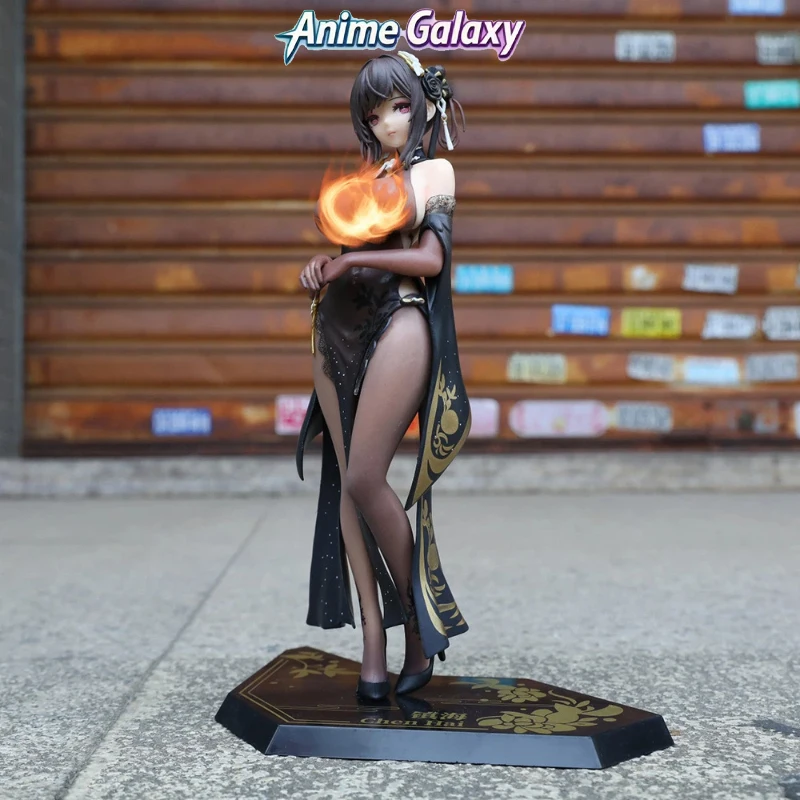 

Коллекционная фигурка Azur Lane Chen Hai Vestibule Of Wonders 1/6, аниме, двухмерный чонсам, лимитированная серия, декор для ПК, модификация