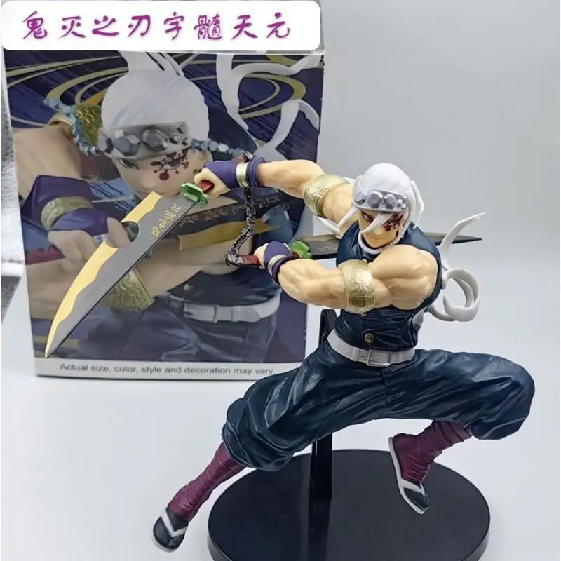 Demon Slayer Uzui Tengen Peripheral Figures Decoration Creative Cartoon Desktop Decoration Fast Delivery Children Birthday Gift