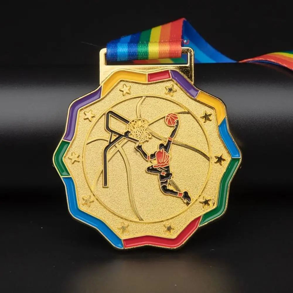 Fashion Metal Gold Award Encourage Badge Games Souvenir Award Medals Sport Competition Competitions Prizes Winner Medals
