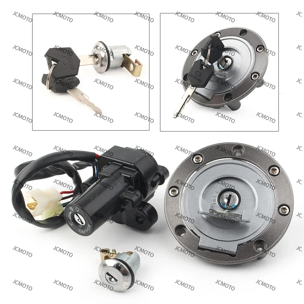

For Yamaha YZF R1 YZF-R1 1998 1999 2004 2005 2006 2007 2008-2012 Motorcycle Ignition Switch Lock Assembly Fuel Gas Cap Key Set
