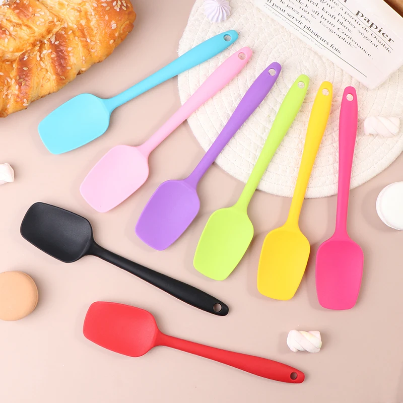 Food Grade Silicone Small Cake Scraper Square Headed Shovel Household Kitchen Utensils Baking Tool T-shaped Shovel