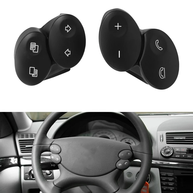 Car Steering Wheel Switch Control Buttons Multi-Function Switch Buttons For Mercedes-Benz W211 W219 E Class 2308202310