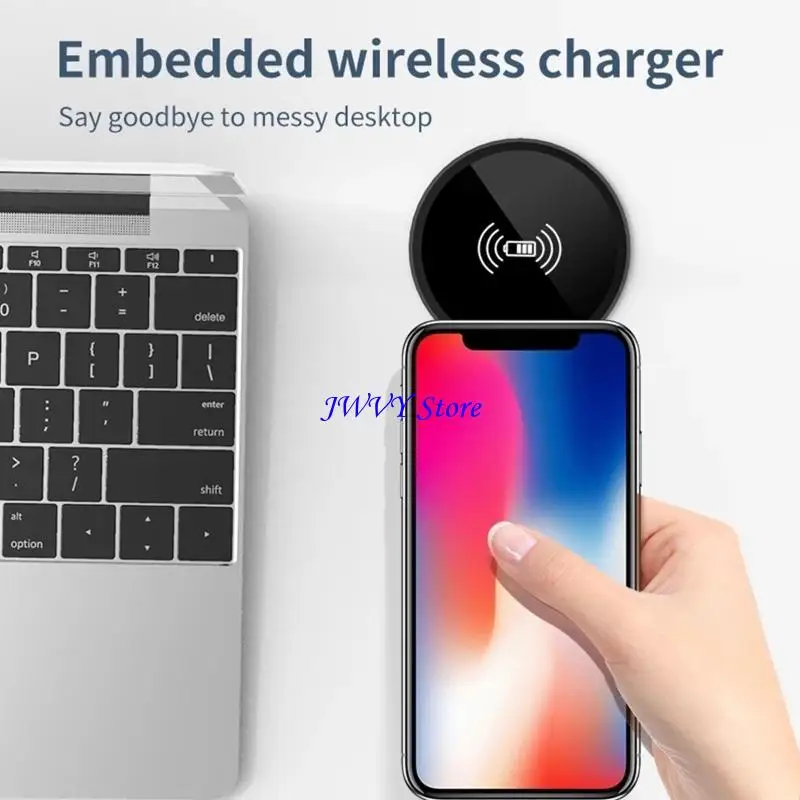 573A Desktop Furniture Embedded 15W Fast Wireless Charging for 13 12 for Gala