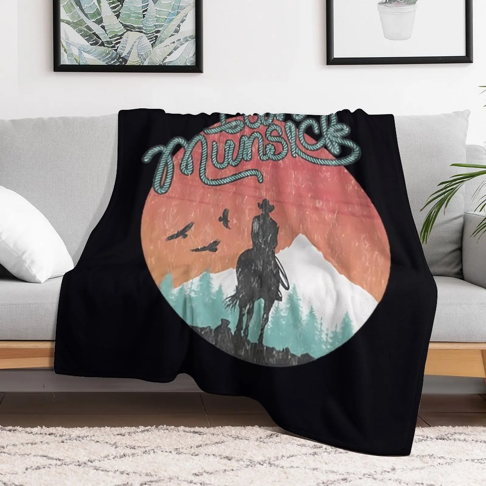 Ian munsick m erch Sunset Ride\t Throw Blanket Sleeping Bag For Sofa Thin Blankets