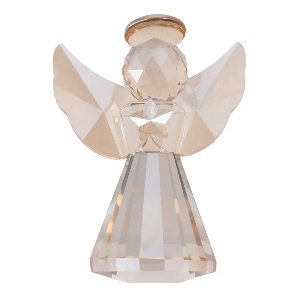 40*25*80mm Crystal Guardian Angel Figurine Angel Figurine Crystal Glass Crystal Glass Guardian Angel Figurine Champagne