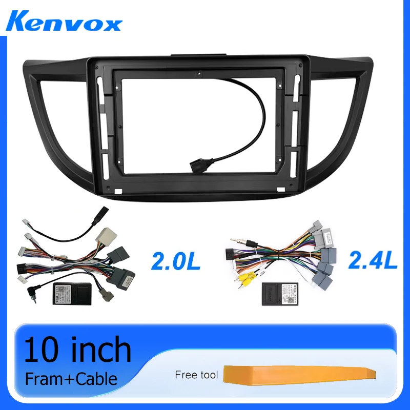 

10,1-дюймовый автомобильный радиоприемник, мультимедийный плеер, лицевая рамка для Honda CRV CR-V 2012-2016, 2Din, GPS, DVD, стерео, монтажная рамка, комплект лицевой панели