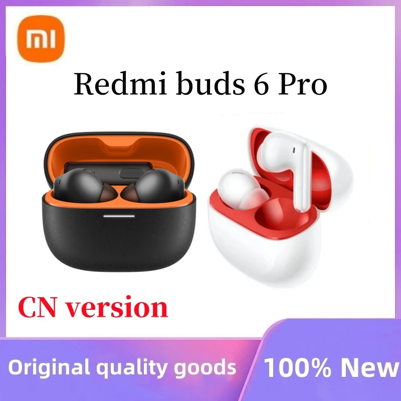 CN version of Xiaomi Redmi Buds 6 Pro true wireless noise reduction headphones in-ear Xiaomi Huawei Apple mobile phone universal