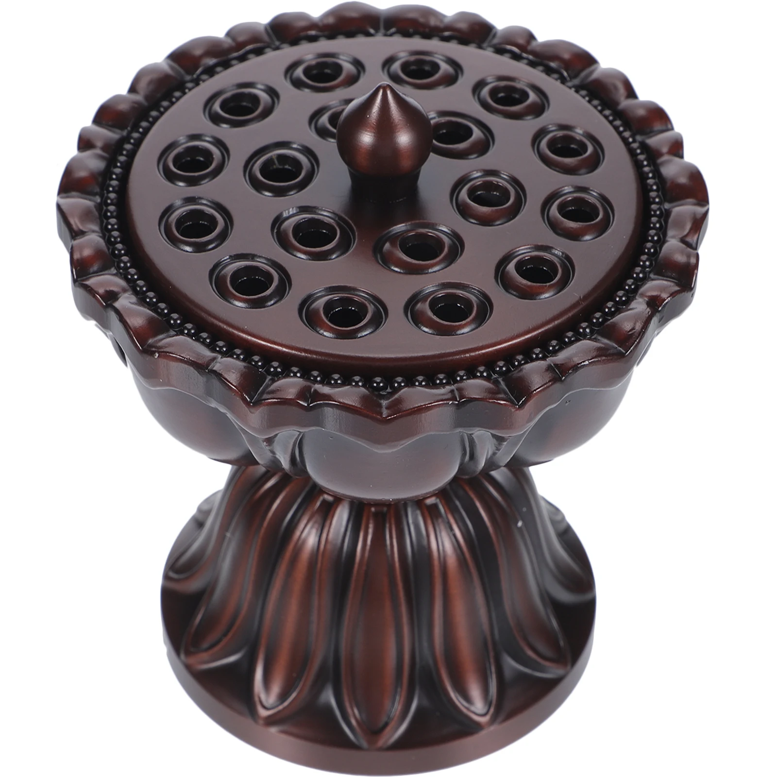 

Vintage Metal Desktop Desktop Incense Burner Lotus Censer Home Decor Bowl Meditation Yoga Ornament Gift