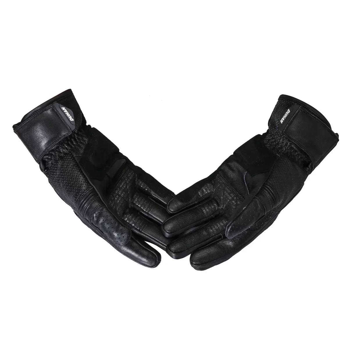 Men's Motorcycle Gloves, Moto Racing Gloves, Off-Road Gloves, Breathable Cowhide, All-Season Use