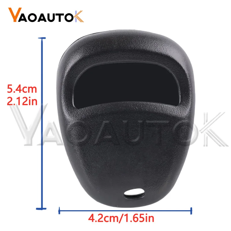 Car Remote Key Fob Shell Case For Chevrolet For Chevy For Silverado Tahoe Suburban For GMC Replacement 3Buttons LHJ011 2003-2006