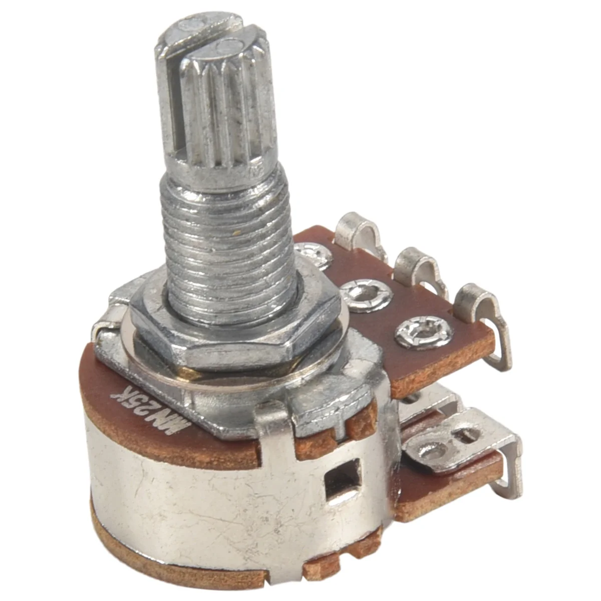 Premium 3 Pcs Double Balance Stacked Knurled Stalk Guitar Bass Volume Tone Control Pots Potentiometer Switch MN25K