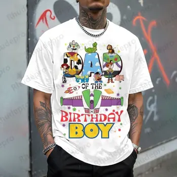 迪士尼男士玩具總動員巴斯光年印花T卹,復古圓領短袖,時尚寬鬆夏季街頭服飾 6 最佳銷售 巴斯光年原版 - №4