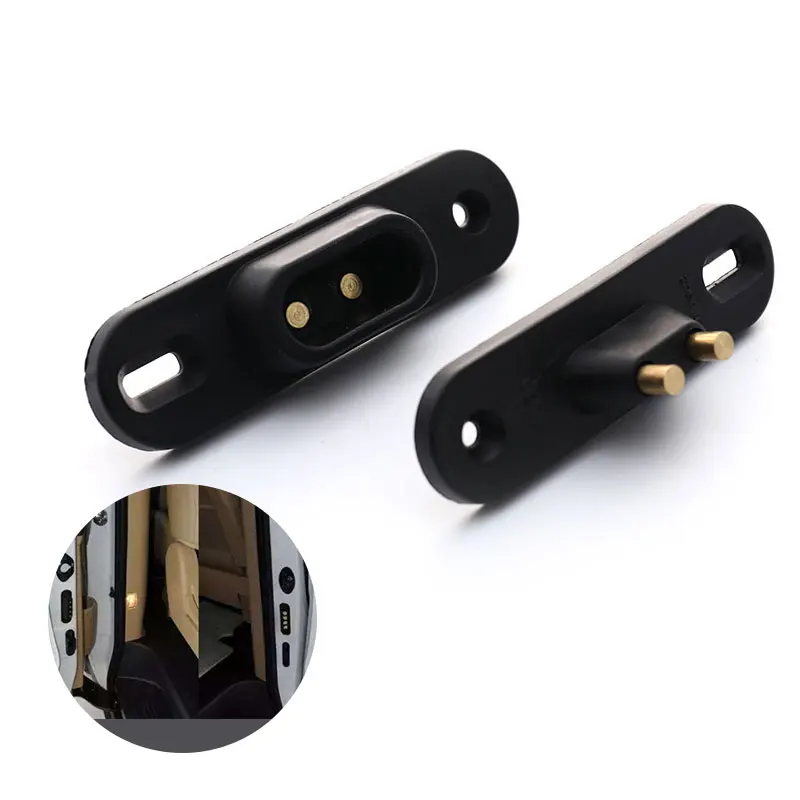 2Pcs Car Sliding Door Contact Switch Van Alarm Central Locking Systems With Mounting Templates Crimp Terminals For VW For FORD