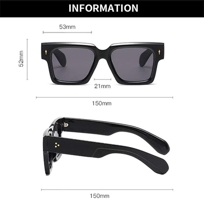 Sonnenbrille Männer Frauen Platz Mode Sonnenbrille Luxus Marke Designer Retro Outdoor Urlaub Party Geschenke Zubehör gafas de sol Herren