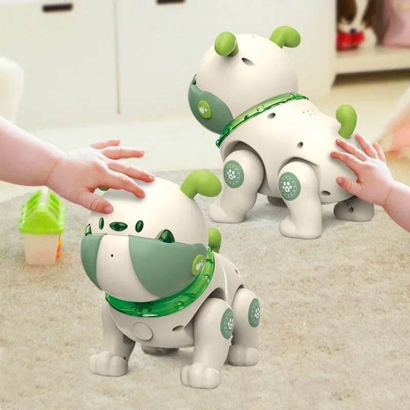 Rc Robot Electronic Dog AI Intelligent Robot Dog Stunt Music Dancing Recording Children Remote Control Toy Dog Pet Baby Toy