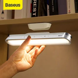 Baseus Desk Lamp Hanging Magnetic LED Table Lamp Chargeable Stepless Dimming Cabinet Light Night Light