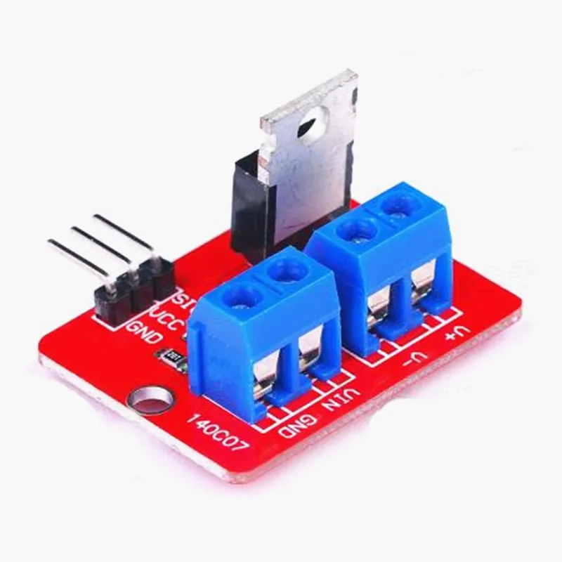 1 Buah - 10 Buah Tombol MOSFET Atas 0-24V Modul Driver MOS IRF520 untuk Kit DIY MCU ARM Raspberry Pi
