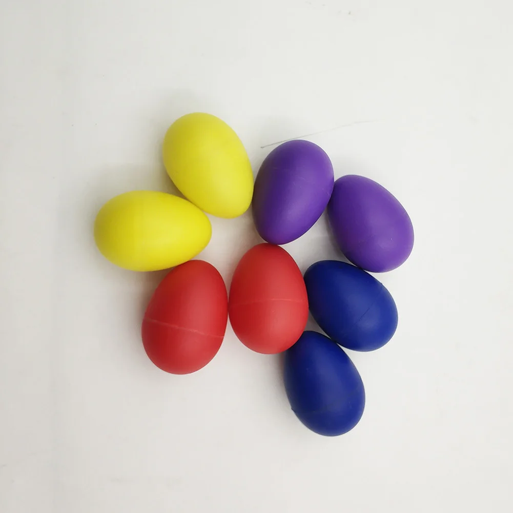 10PCS Egg Shakers Percussion For Kids Maracas Easter Egg Musical Instruments Christmas Gifts For Boys Girls