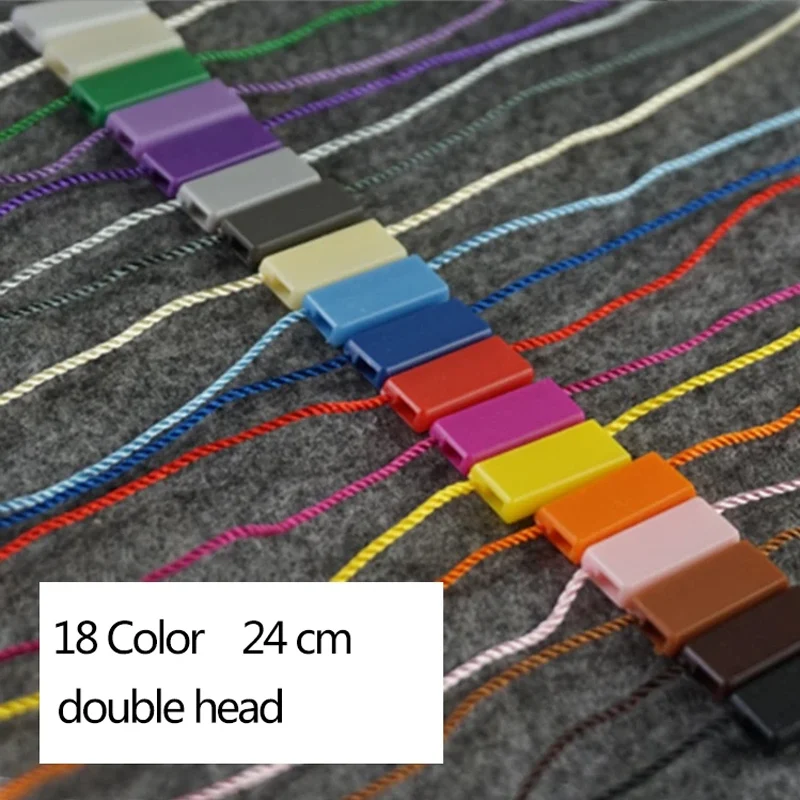 1000pcs 24cm Clothes DOUBLE ARROW PLUG Cotton Tag Rope Cords Hanging Tablet for Garment Bag Tags Cards Diy Clothing Accessories