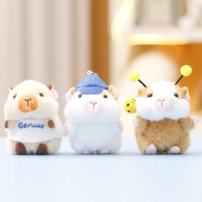 2026 New Plush Guinea Pig Doll - Adorable Gift for Girls Bag Charm Doll Keychain Accessory Perfect Birthday or Holiday Present