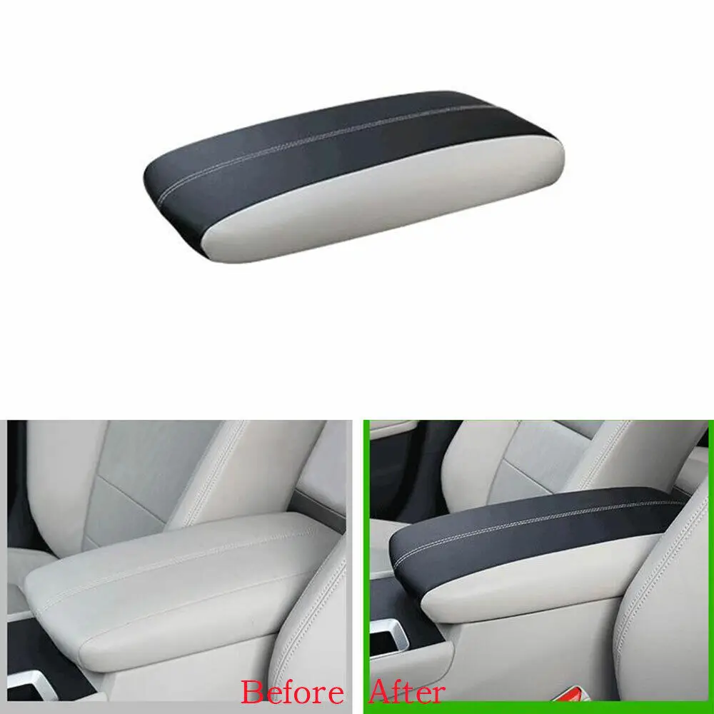 BBQ@FUKA Car Accessories Interior case For Nissan Altima 2019 2020 2021 PU Leather Pad Console Armrest Box Protector Trim Cover