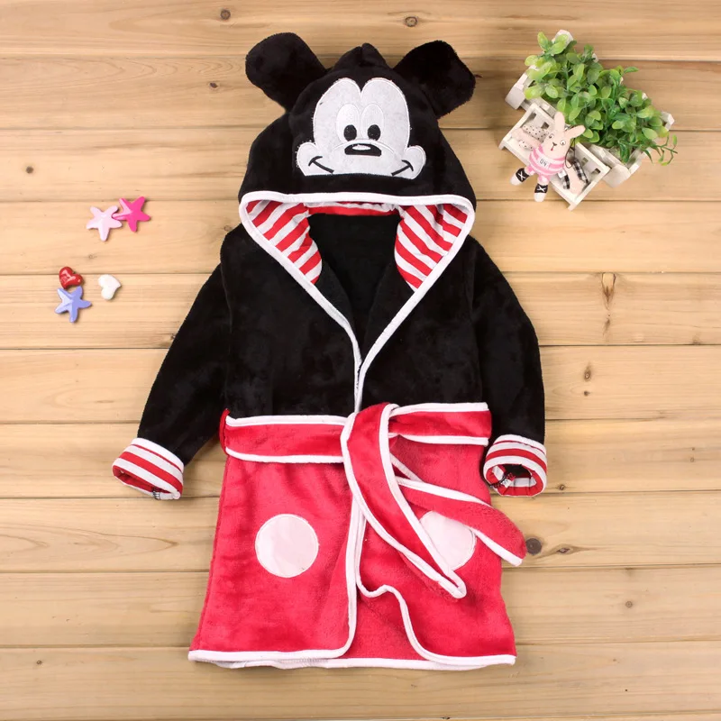 Otoño Invierno niños Pijama Minnie Infantil niños Pijama cálido niña pijamas de franela niñas ropa de dormir disfraces de Halloween