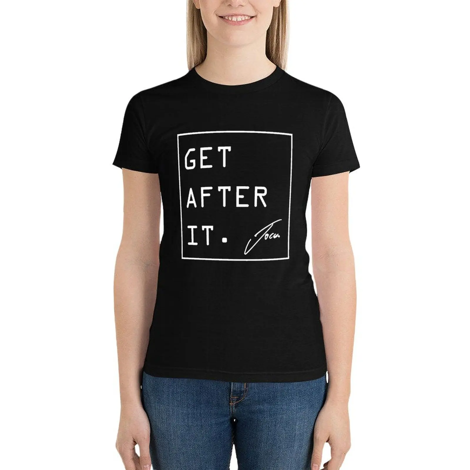 GET APÓS IT-Camiseta Jocko Feminina, Camiseta de Manga Curta, Roupas Estéticas, Tops Kawaii, Moda Coreana