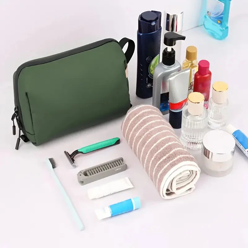 Dry Wet Separation Wash Bag For Business Trips, Large Capacity Storage Bag, Waterproof Makeup Bag Bathroom Organizer