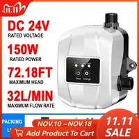 150W Booster Pump 24V IP56 Waterproof Pump Auto Pressure Controller Household Apartment Water Heater Cold Boost Pump