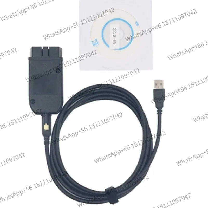 High Quality V2 23.3 Atmega162+FT232+L9637D Vag K CAN Interface To USB with Good Case HEX for VW