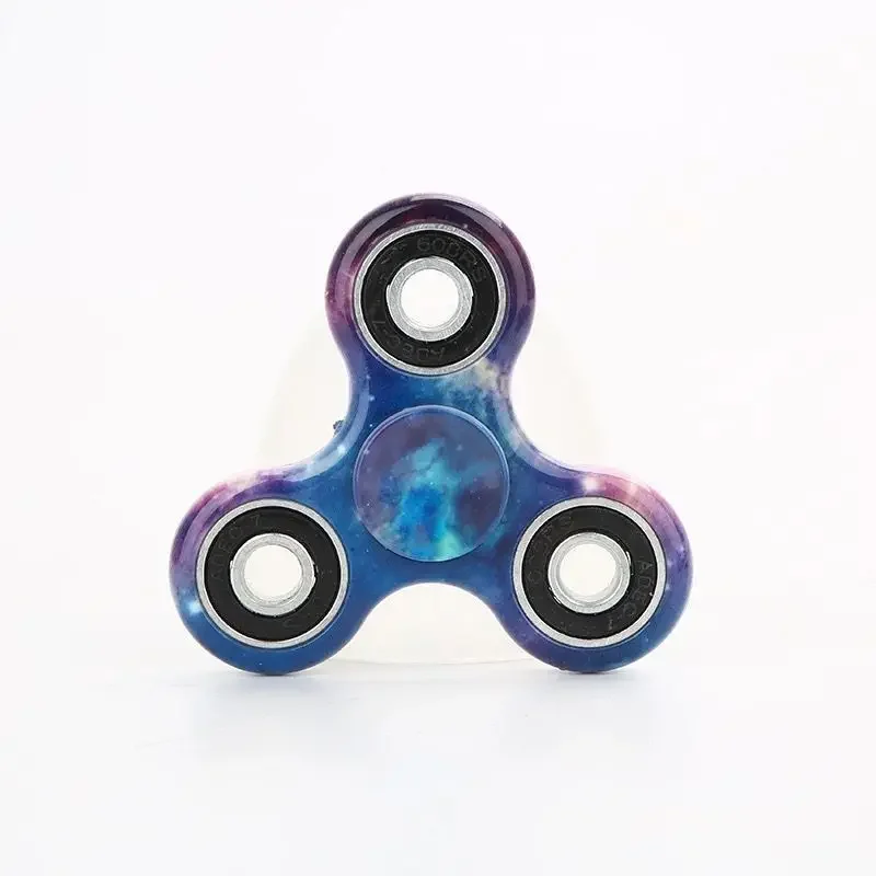 Spinner de mão colorido edc fidget spinner arco-íris spiner anti-ansiedade brinquedo para spinners foco alivia o estresse tdah dedo spinner